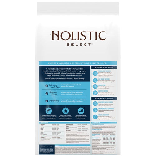 Holistic Select Natural Adult Health Anchovy, Sardine, and Salmon Meal Recipe Dry Dog Food