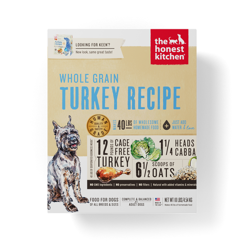 The Honest Kitchen Whole Grain Turkey Recipe Dehydrated Dog Food