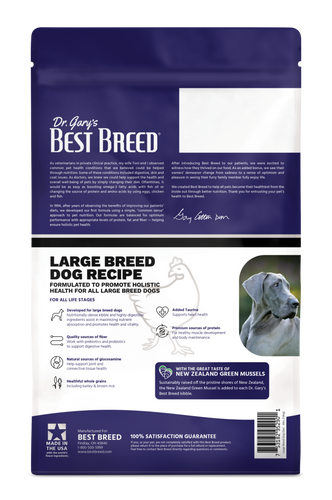 Dr. Gary's Best Breed Large Breed Dog Recipe