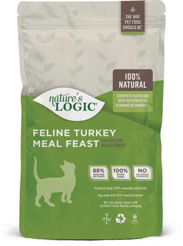 Nature’s Logic Feline Turkey Meal Feast Dry Cat Food (3.3 LB)