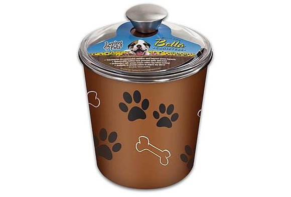 Loving Pets Bella Canister Copper Treat Holder