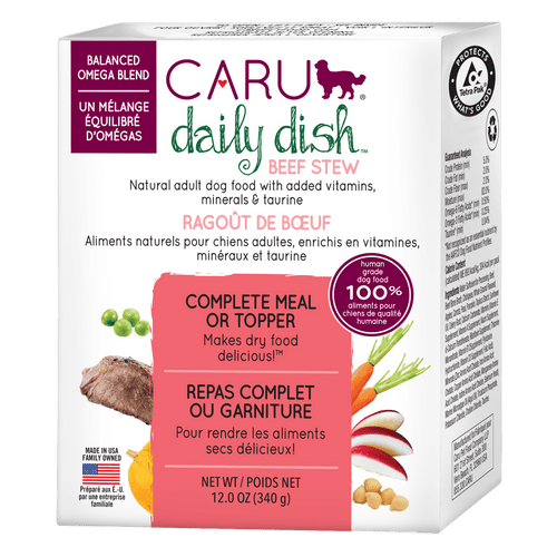 Caru Daily Dish Beef Stew for Dogs