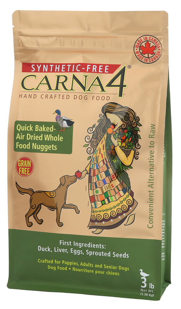 Carna4® Grain-free Duck Dog Food (3 LB)