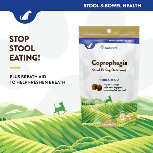 NaturVet Coprophagia Stool Eating Deterrent Soft Chews