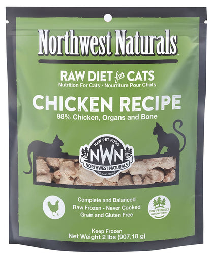 Northwest Naturals Frozen Cat Nibbles Chicken