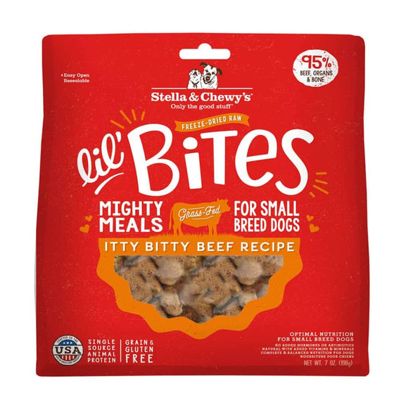 Stella & Chewy's Itty Bitty Beef Lil’ Bites Dog Food (7 oz)