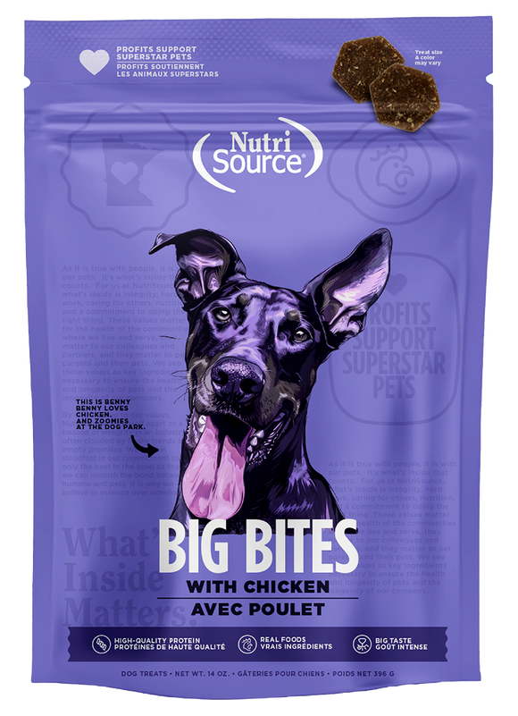 NutriSource Chicken Big Bites Dog Treats