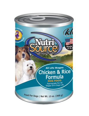 NutriSource Pet Foods Adult Chicken & Rice Formula Healthy Wet Dog Food