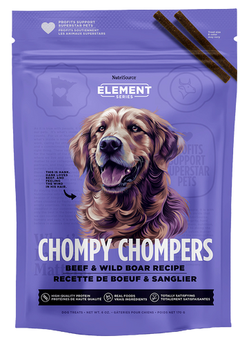 NutriSource Beef & Wild Boar Chompy Chompers Dog Treats