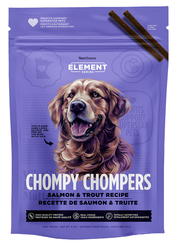 NutriSource Salmon & Trout Chompy Chompers Dog Treats