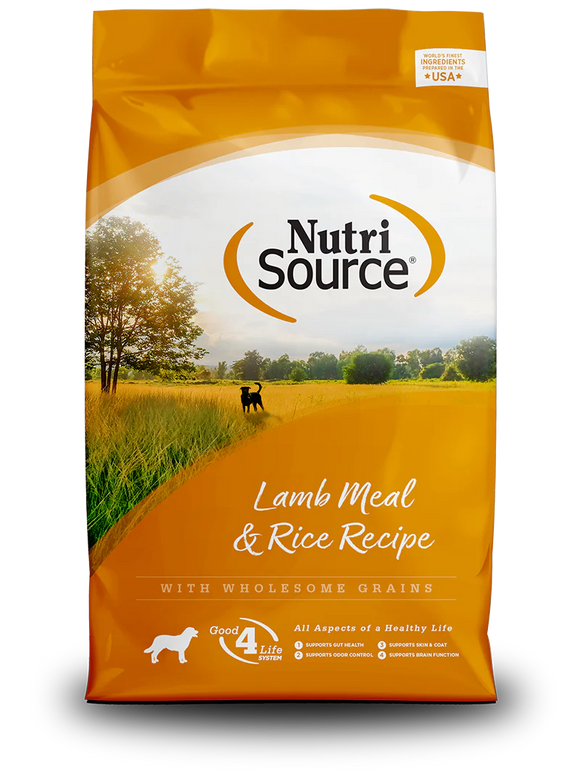 NutriSource® Lamb Meal & Rice Recipe Healthy Dry Dog Food