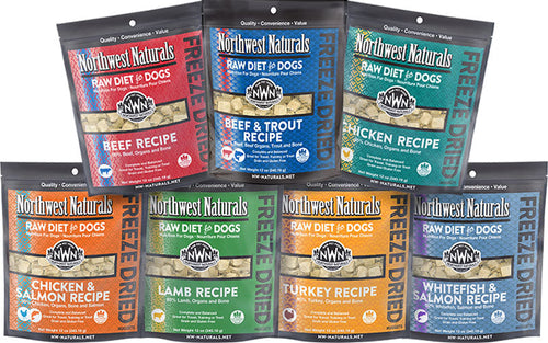 Northwest Naturals Whitefish & Salmon Recipe Freeze Dried Nuggets for Dogs (25 oz)