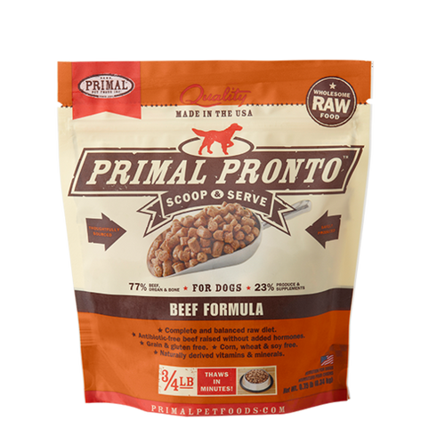 Primal Pet Foods Canine Raw Frozen Pronto