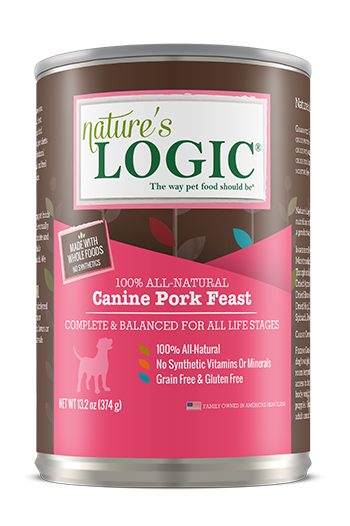 Nature's Logic Canine Pork Canned Dog Food