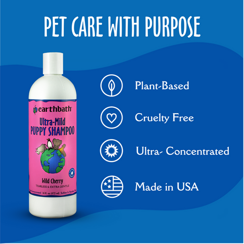 Earthbath Wild Cherry Ultra-Mild Puppy Shampoo (128 oz.)