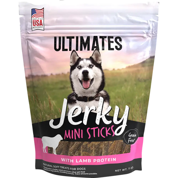 Ultimates Jerky Lamb Mini Sticks