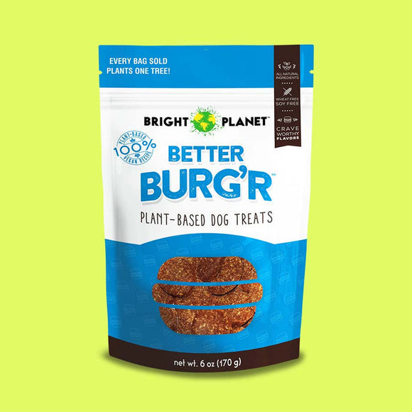 Bright Planet Pet Better Burg'r Plant-Based Dog Treats