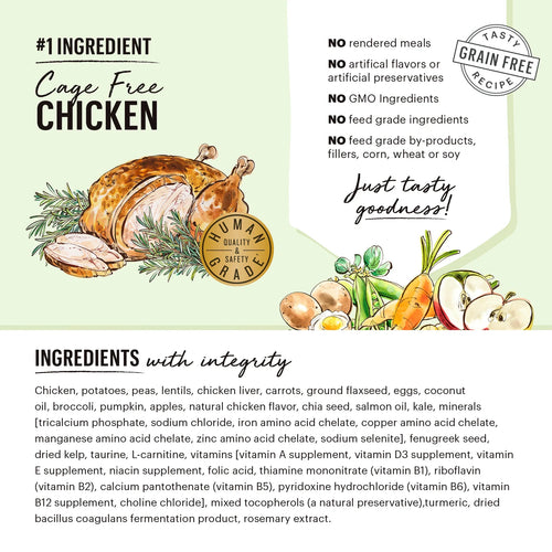 The Honest Kitchen Grain Free Chicken Clusters For Small Breeds Dry Dog Food