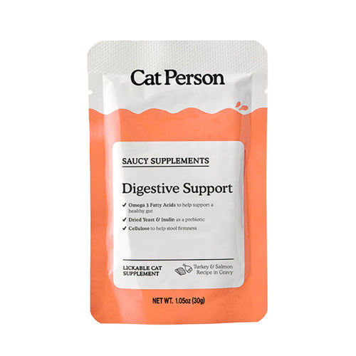 Weruva Cat Person Digestive Support Supplement Turkey & Salmon Recipe in Gravy