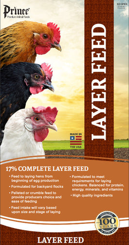 Prince Complete Layer 17% MiniPellet MP50