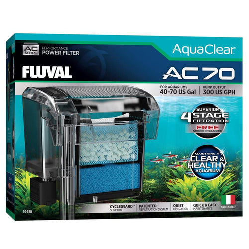 Fluval AC70 Power Filter, 40-70 US Gal / 152-265 L