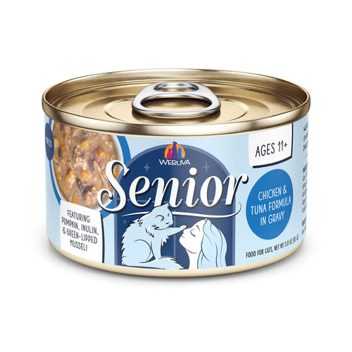 Weruva Cat Senior Chicken & Tuna Formula in Gravy Wet Cat Food