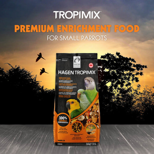 Hagen Tropimix  Premium Enrichment Food for Small Parrots