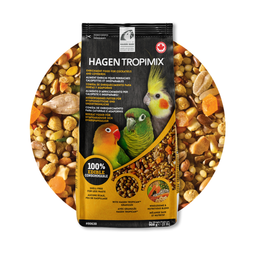 Hagen Tropimix  Premium Enrichment Food for Cockatiels & Lovebirds