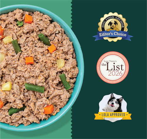 A Pup Above Porky's Luau Dog Food