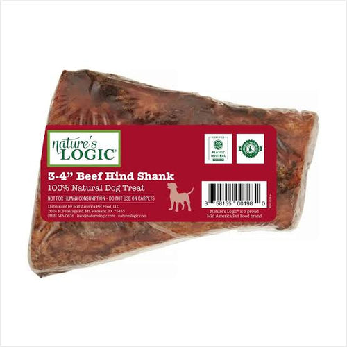 Nature's Logic Beef Hind Shank Canine Chew Dog Treat