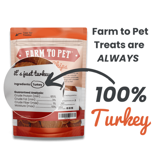 Farm To Pet Turkey Chips (4 oz)