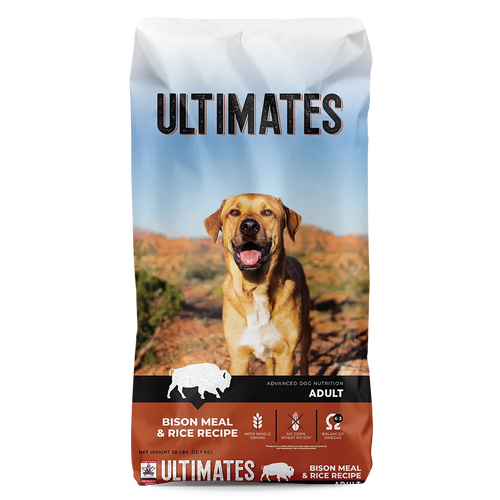 Ultimates Bison Meal & Rice For Adult Dogs