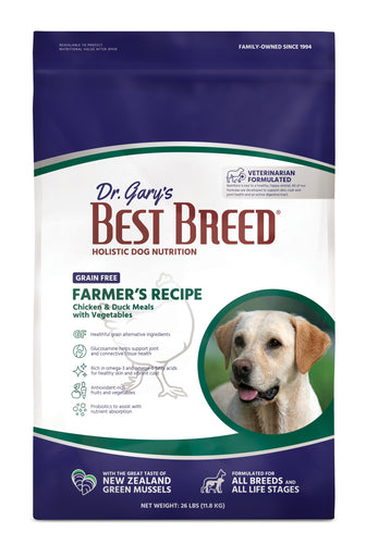 Dr. Gary's Best Breed Grain Free Farmer's Recipe (26 Lb)