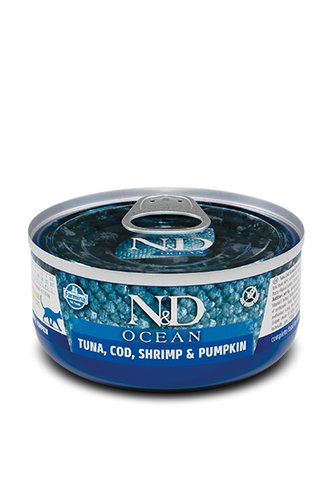 Farmina N&D Ocean Cat Tuna, Cod & Shrimp Adult Wet Food