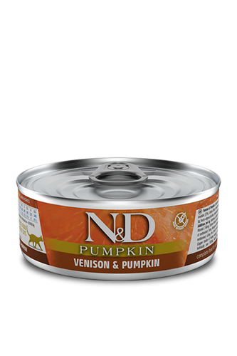 Farmina N&D Pumpkin Venison & Pumpkin Adult Canned Cat Food (2.8oz)