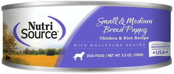 NutriSource® Wet Puppy Food for Small & Medium Breeds (5.5 Oz)
