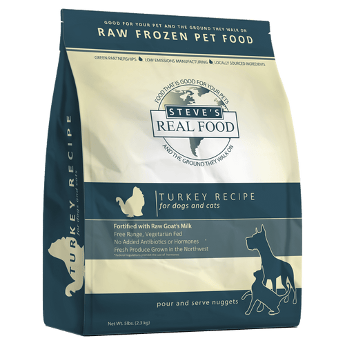 Steve s Real Food Frozen Raw Turkey Diet for Dogs and Cats