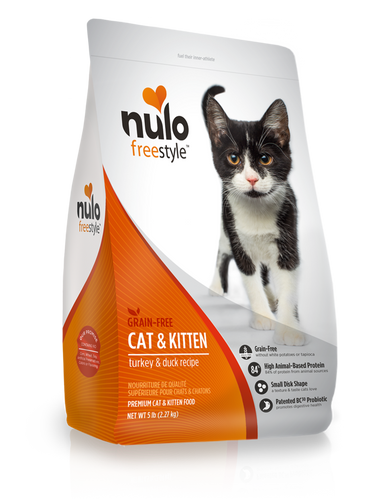 Nulo FreeStyle High-Meat Turkey & Duck Recipe Dry Cat & Kitten Food (5-lb)