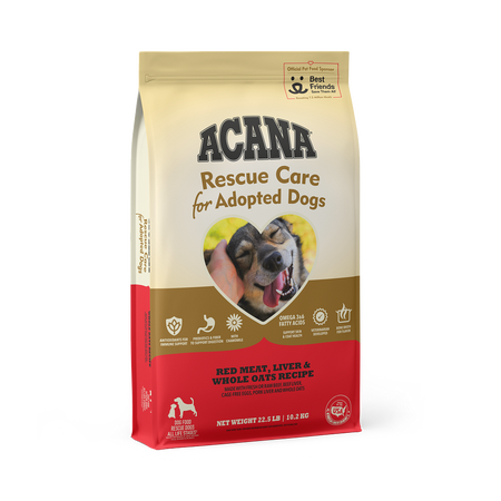 ACANA Rescue Care for Adopted Dogs Red Meat, Liver & Whole Oats Recipe Dry Dog Food (4-lb)