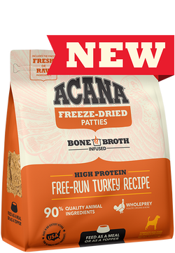 ACANA Free-Run Turkey Recipe Freeze-Dried Dog Food (14 Oz)
