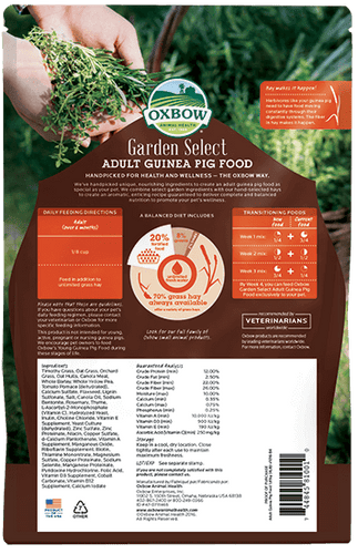 Oxbow Garden Select Adult Guinea Pig Food (4 lbs)