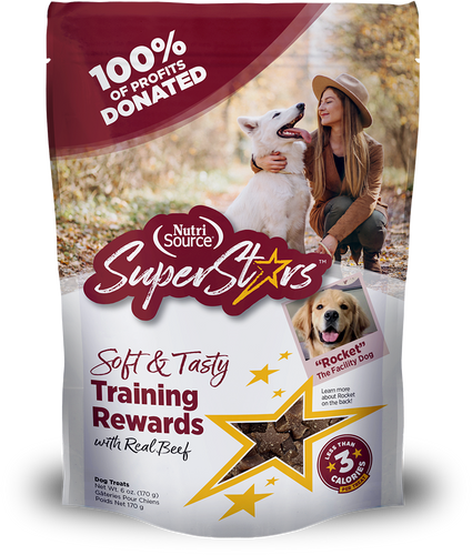NutriSource® Soft & Tasty Beef Training Rewards Treats for Dogs (6 Oz)