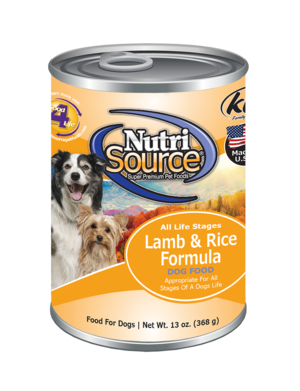 NutriSource® Lamb & Rice Canned Dog Food (13oz)