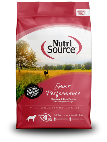 NutriSource® Super Performance Chicken and Rice Recipe (40-lb)