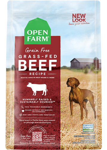 Open Farm Grass-Fed Beef Grain-Free Dry Dog Food (22 LB)