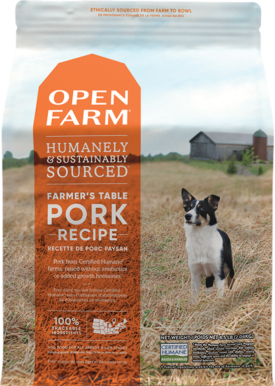 Open Farm Farmer's Table Pork Dry Dog Food (4.5 LB)