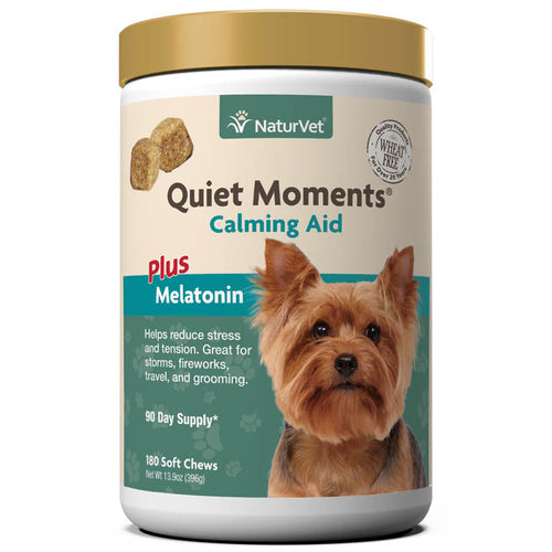 NaturVet Quiet Moments® Dog Calming Aid Soft Chews (65 Count)