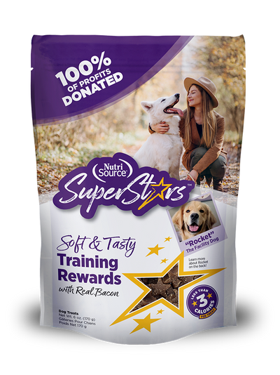 NutriSource SuperStars Bacon Training Rewards (Pack of 12)