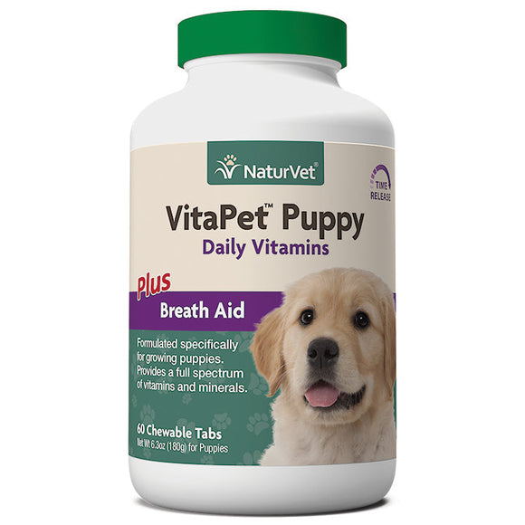 NaturVet VitaPet™ Puppy Daily Vitamins Chewable Tablets (60 Count)