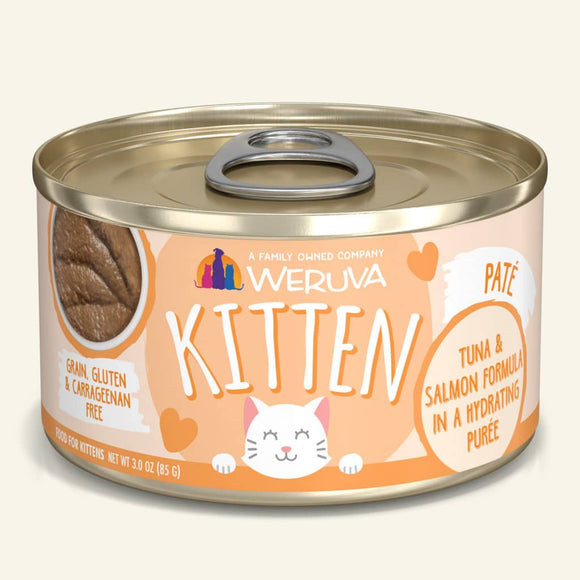 Weruva Kitten, Tuna & Salmon Formula in a Hydrating Purée (3-oz, Single)